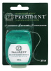 PRESIDENT Classic Свежая мята межзубный флосс с фтором 50 м