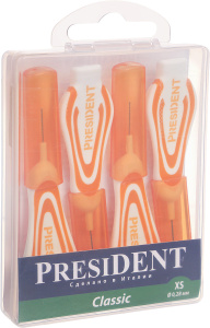 Межзубные ершики PRESIDENT Classic XS