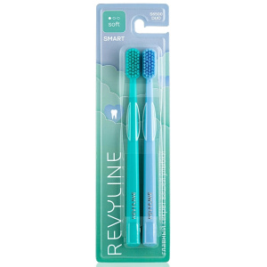 Набор зубных щеток Revyline S6500 Smart Duo, Green и Blue