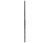 Ручка для зеркал полая восьмигранная, нержавеющая сталь, 120мм, 2100-CS