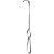Ретрактор хирургичекий крючек Langenbeck 210 мм, Blatt: 40 x 11 мм