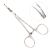 Зажим Micro-Halsted изогнутый диссектор, атравматичный, кровоостанавливающий, 125мм