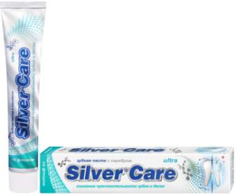 Зубная паста с серебро Silver care Ultral с фтором